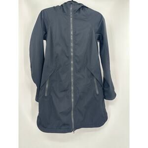 Lululemon Definitely Raining Jacket Inkwell Hooded waterproof Size 4